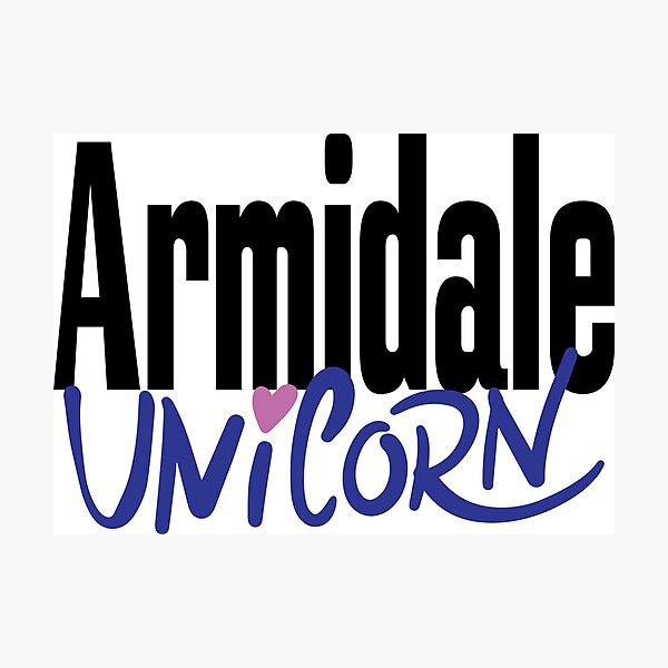 Armidale Unicorn New South Wales Australia Raised Me Photographic Print