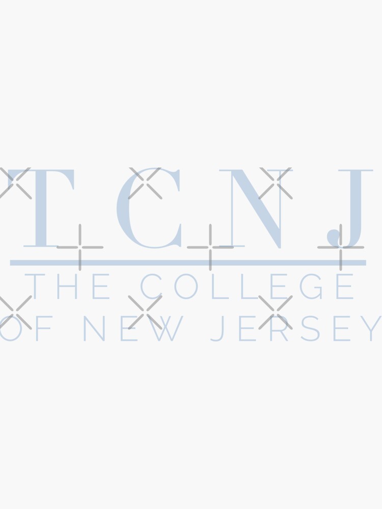 the college of new jersey by stickersbycare