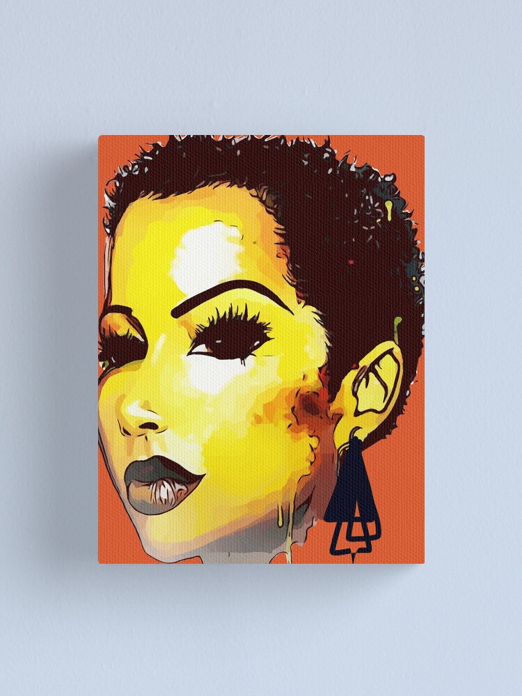 Alternate view of Twa Natural HairStyle Sly Dope Short Afro Canvas Print