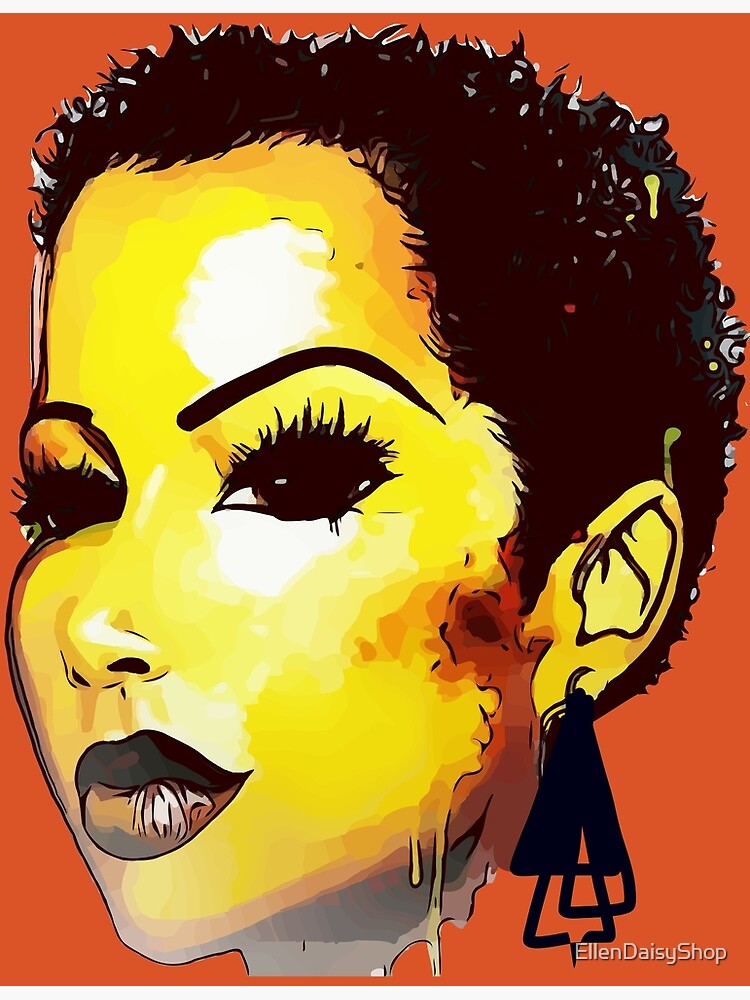 Twa Natural HairStyle Sly Dope Short Afro by EllenDaisyShop