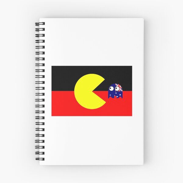 Item preview, Australian Aboriginal flag designed and sold by wickedcartoons.