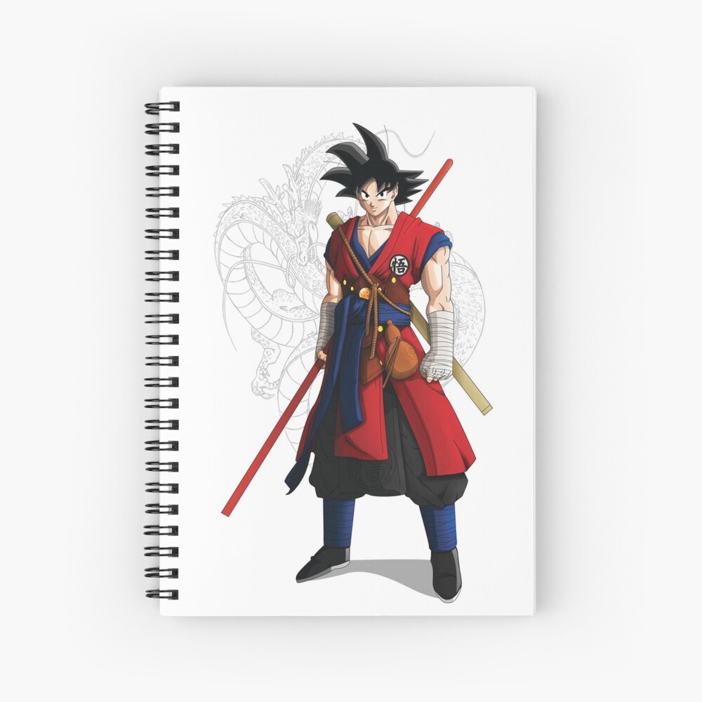 Goku artwork! Spiral Notebook for Sale by requiem147978