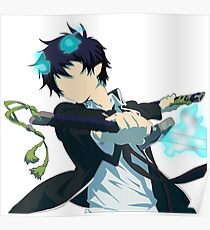 Rin Okumura Blue Exorcist Poster