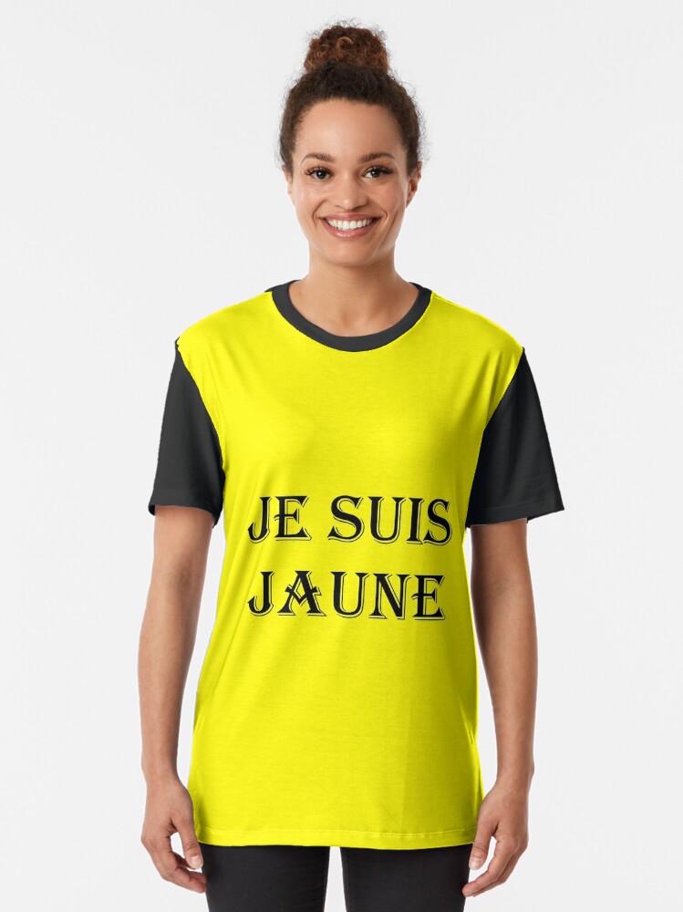 JE SUIS JAUNE GILET JAUNE FRANCE TSHIRT Graphic T Shirt