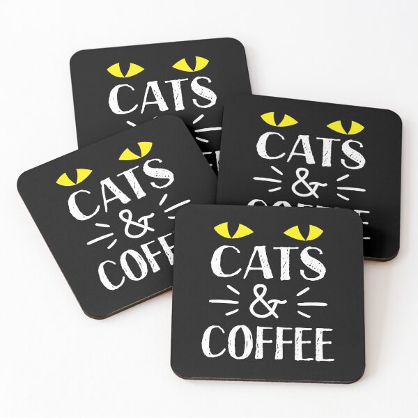 Item preview, CATS & COFFEE (new awesome cats eyes design) designed and sold by jazzydevil.