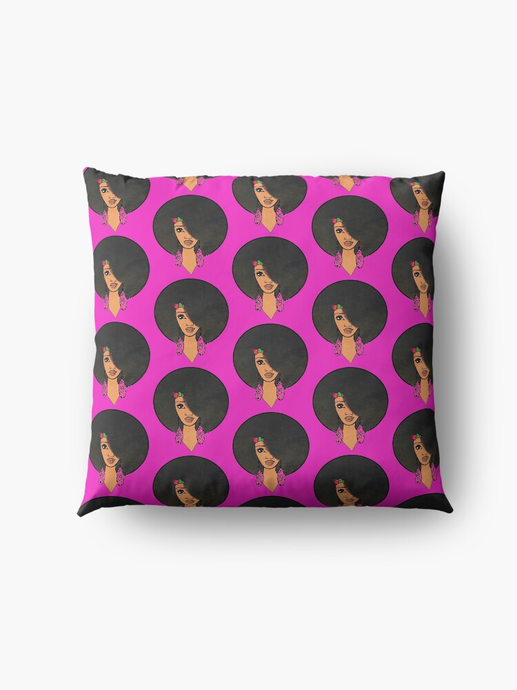 Alternate view of Indian Women Beautiful Afro Sista Floor Pillow