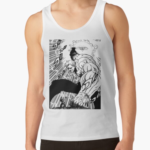 Escanor Tank Tops Redbubble - roblox escanor shirt