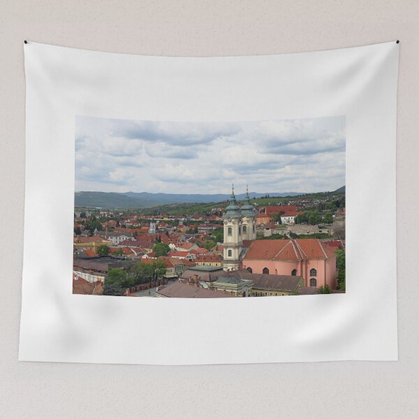 Item preview, church and buildings cityscape Eger Hungary designed and sold by goceris.