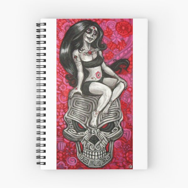 Item preview, Chica De Muerte on Giant Skull 3 designed and sold by rawjawbone.