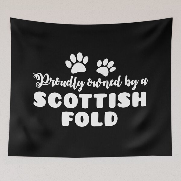 Item preview, Proudly owned by a SCOTTISH FOLD (kitten cat) designed and sold by jazzydevil.