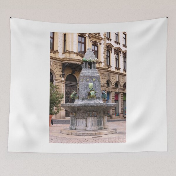Item preview, Zsolnay fountain Pecs Hungary designed and sold by goceris.