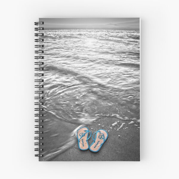 Item preview, "Peace Walk" - peace flip flops on beach designed and sold by ArtThatSmiles.
