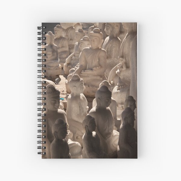 Buddha Shadows Spiral Notebook