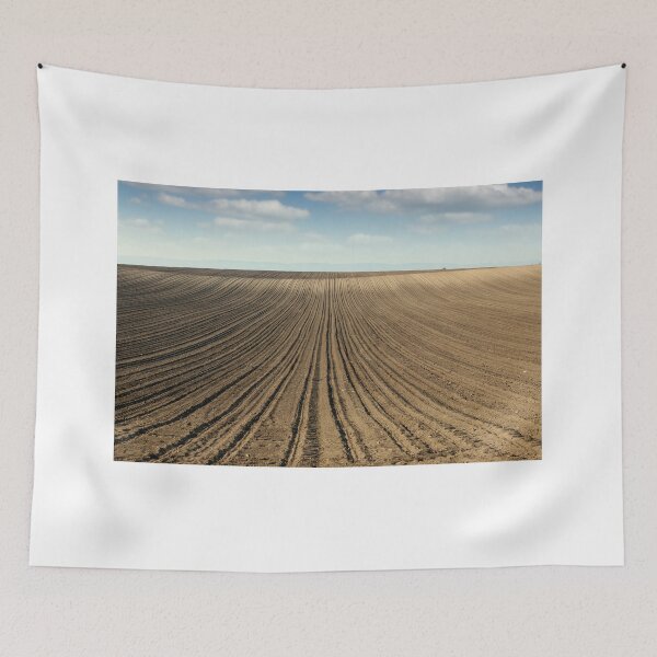 Item preview, plowed field landscape spring season agriculture designed and sold by goceris.