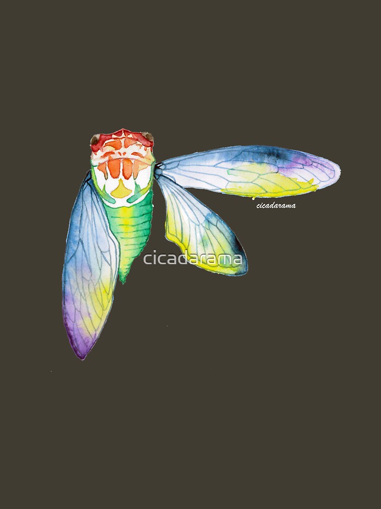 Cicada watercolour (dark shirts) by cicadarama