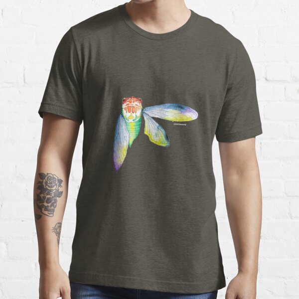 Cicada watercolour (dark shirts) Essential T-Shirt
