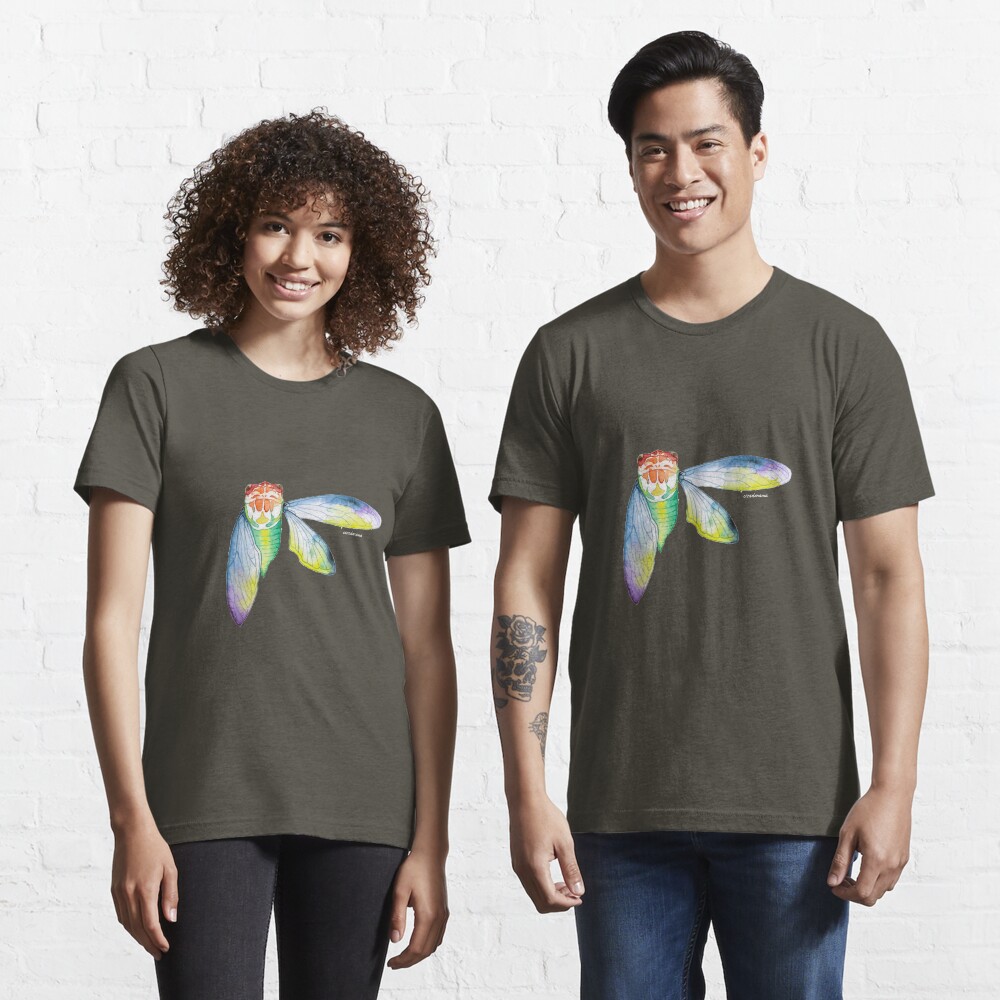 Cicada watercolour (dark shirts) Essential T-Shirt