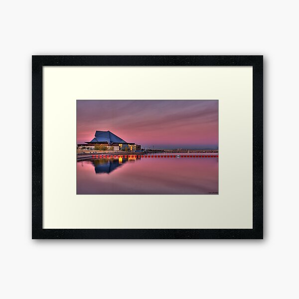 Lakeside Dawn Framed Art Print