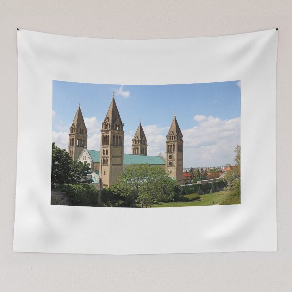 Item preview, The Cathedral of Pecs Hungary cityscape designed and sold by goceris.