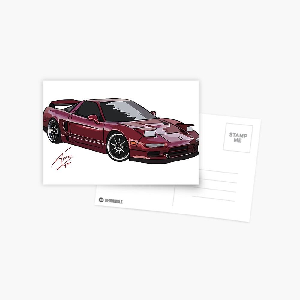 Honda Nsx Acura Nsx Grusskarte Von Fjezzefurr Redbubble