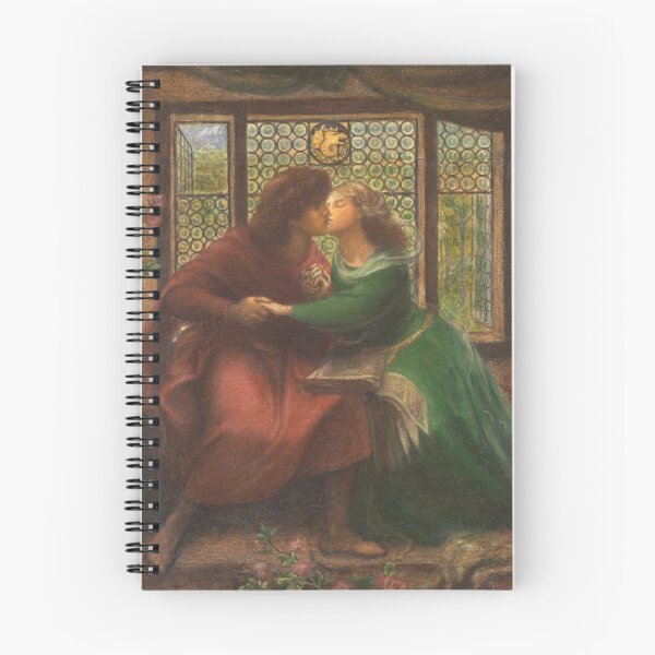 Item preview, Paolo and Francesca da Rimini (Rossetti) designed and sold by ArtHistorical.