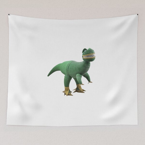 Item preview, The green T-Rex designed and sold by CrazyPaperCraft.