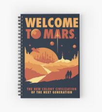 Bienvenue sur Mars Cahier à spirale