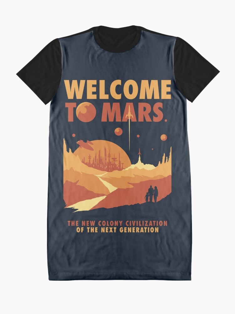 Alternate view of Welcome to Mars Graphic T-Shirt Dress