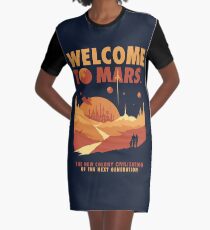 Willkommen auf dem Mars T-Shirt Kleid