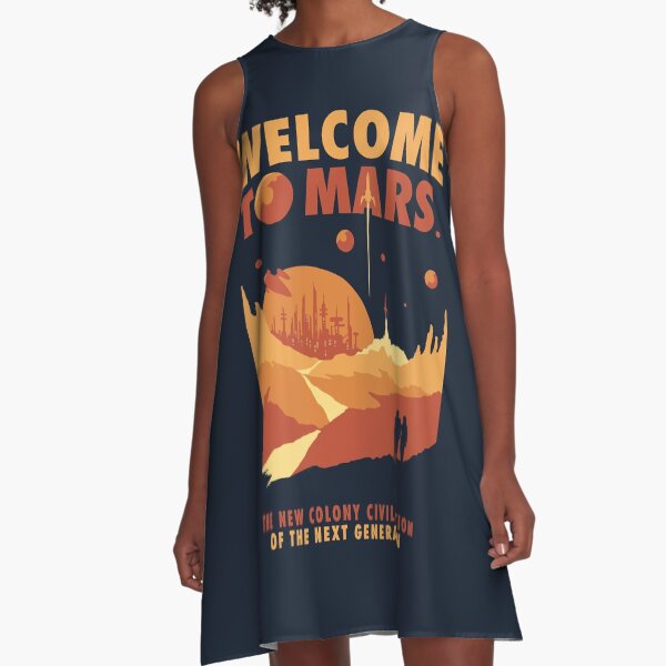 Welcome to Mars A-Line Dress