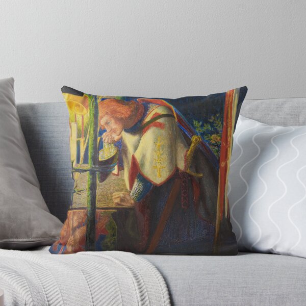 Item preview, Sir Galahad at the ruined Chapel (Rossetti) designed and sold by ArtHistorical.