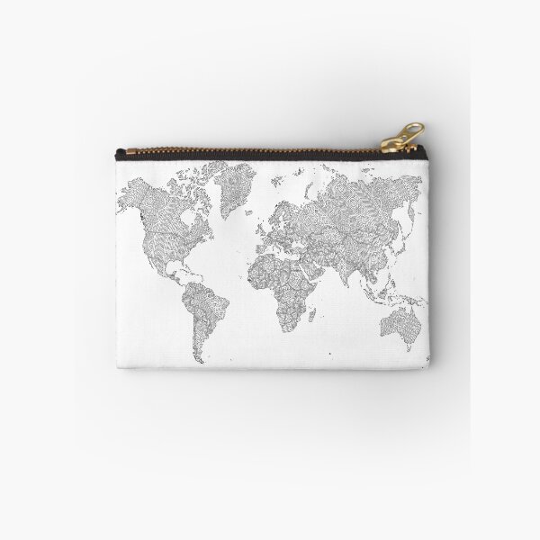 Item preview, Mandala World Map, Coloring Travel Map, World Travel Map to Color In designed and sold by Anna Grunduls.