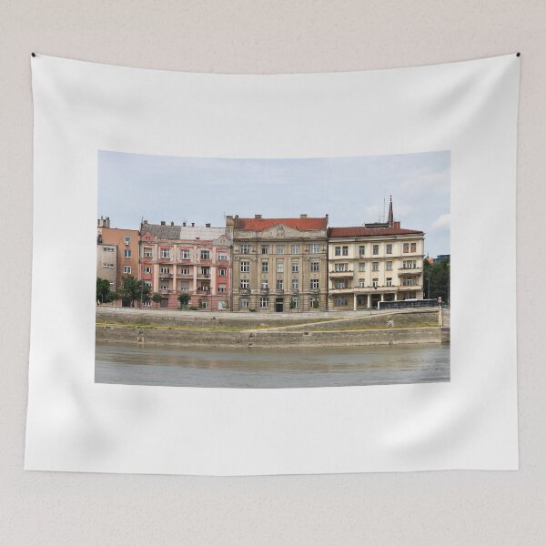 Item preview, Old buildings on Danube riverside Novi Sad Serbia designed and sold by goceris.