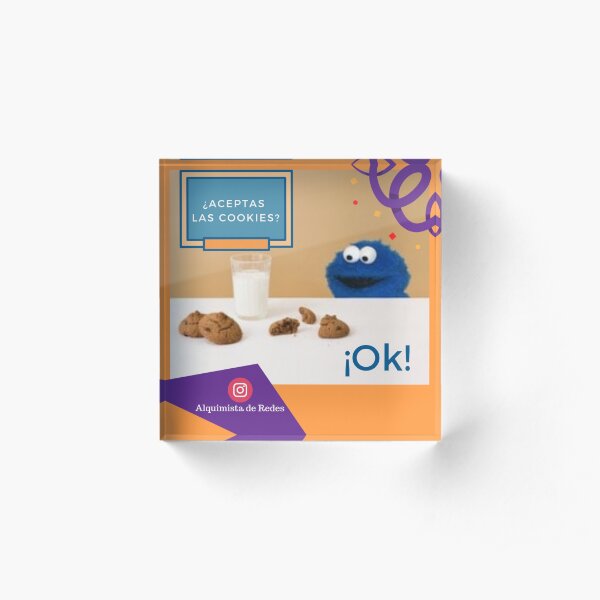 ¿Aceptas las cookies? Bloque acrílico