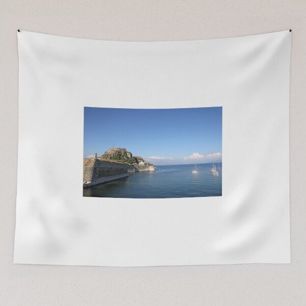 Item preview, Old fortress Corfu town Greece summer season designed and sold by goceris.