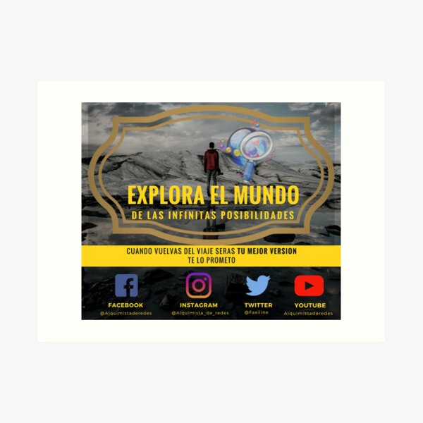 Explora el mundo Lámina artística