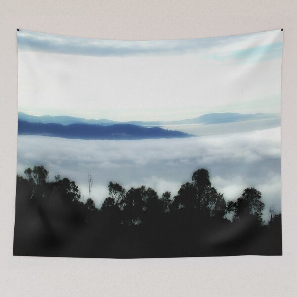 Item preview, Fog blanketing Hobart designed and sold by cjcphotography.