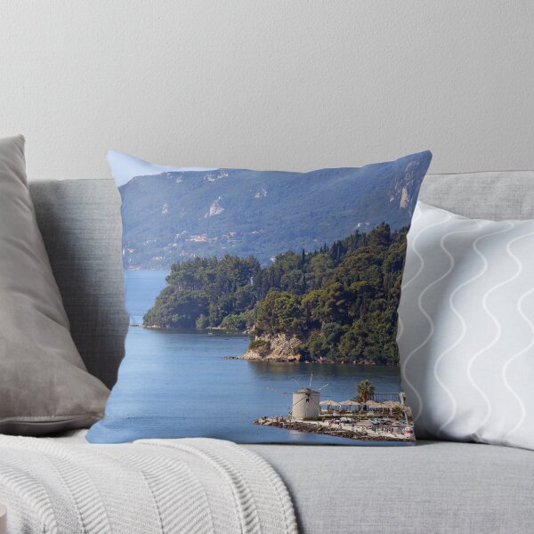 Item preview, old stone windmill Corfu island Greece designed and sold by goceris.