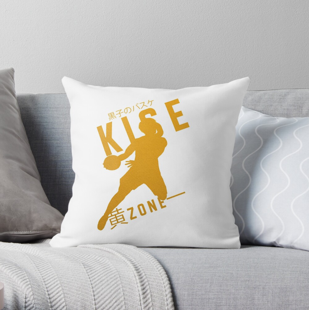 Kise Yellow Zone 1 Kuroko No Basket Throw Pillow By Nzcrow Redbubble