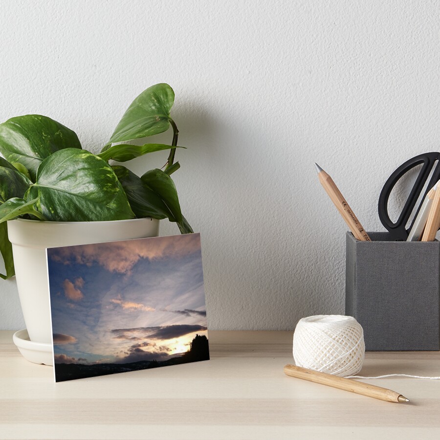 Evening Sky II Art Board Print