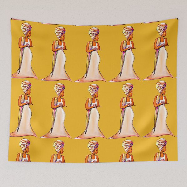 Item preview,  Queen In Us Women African Headwrap designed and sold by EllenDaisyShop.