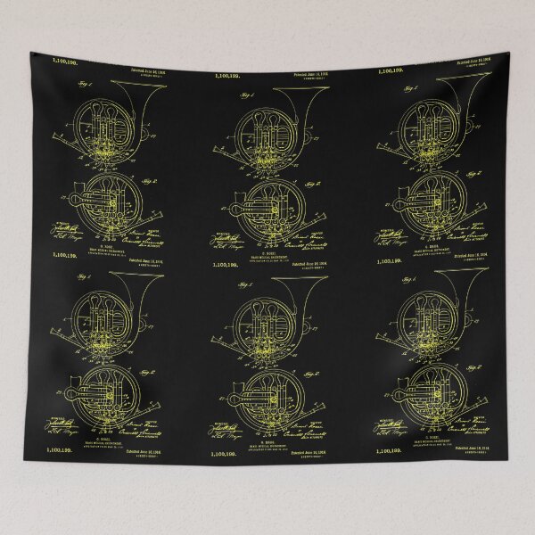 Item preview, French Horn PATENT ART Shirt designed and sold by bledi.