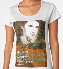 Inspirierend Zitat Rosalind Franklins Premium Rundhals-Shirt