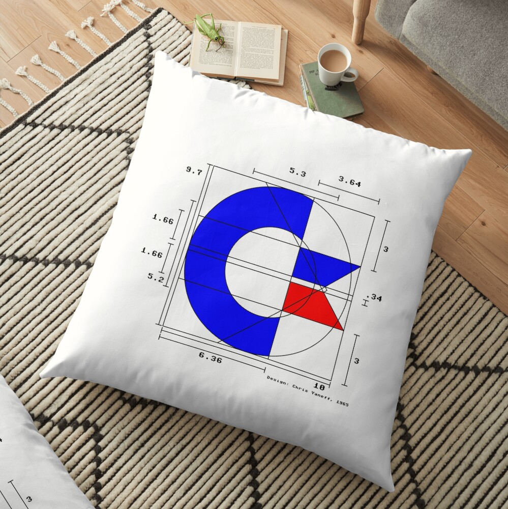 the almighty C (light) Floor Pillow