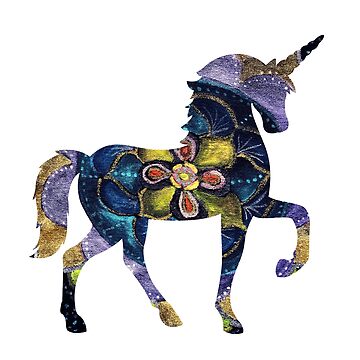 Artwork thumbnail, Magic Mandala Unicorn by Manitarka