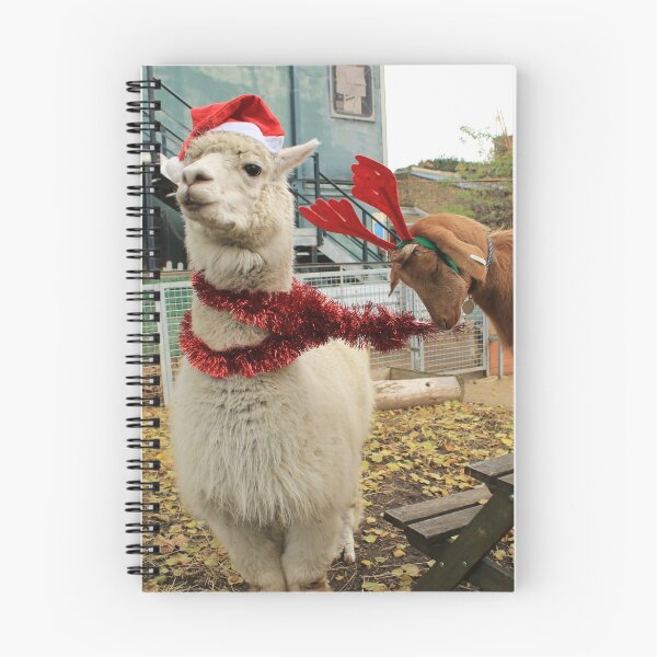 Item preview, Vauxhall City Farm - Alpaca & Goat, Christmas (Jerry & Barney) designed and sold by VauxhallFarm.