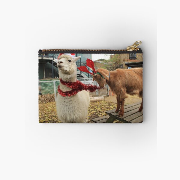 Item preview, Vauxhall City Farm - Alpaca & Goat, Christmas (Jerry & Barney) designed and sold by VauxhallFarm.