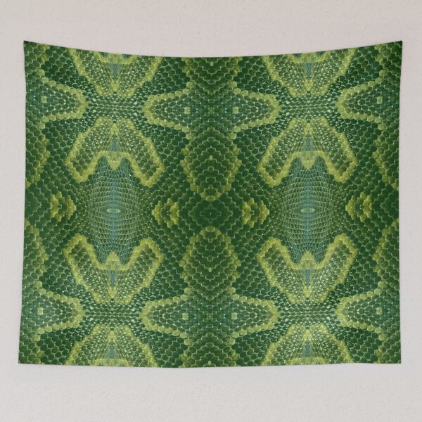 Item preview, Snake Skin Green designed and sold by Threads & Fabrics.