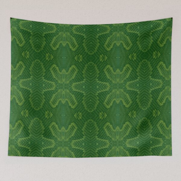 Item preview, Snake Skin Dark Green designed and sold by Threads & Fabrics.
