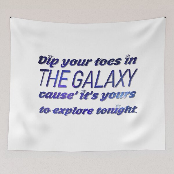 Item preview, Galaxy Quote Improved (Light Background) designed and sold by InkItOut.